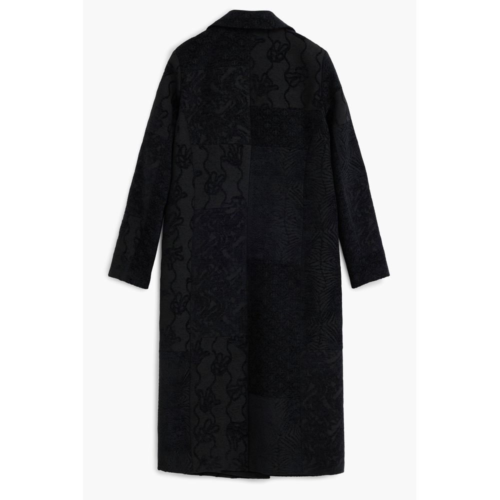 Desigual Schwarzer Polyester Damenmantel