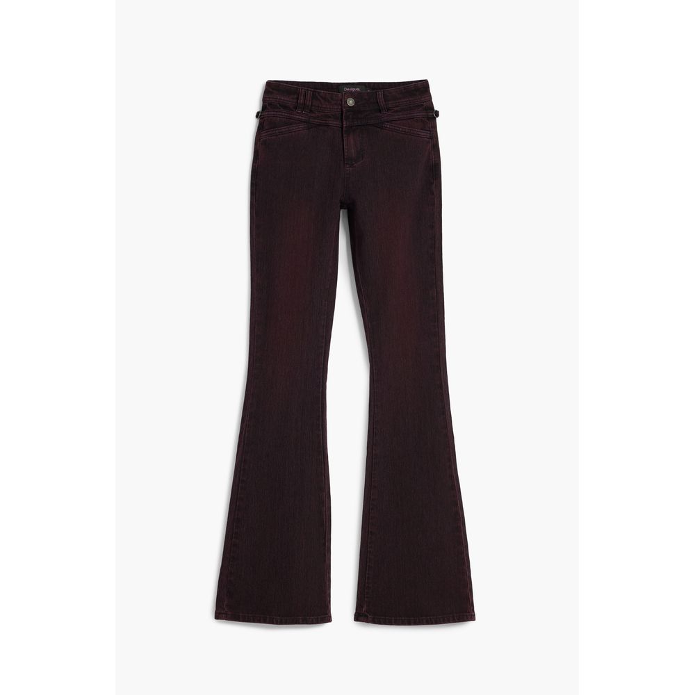 Desigual Lila Baumwolle Frauen Jeans