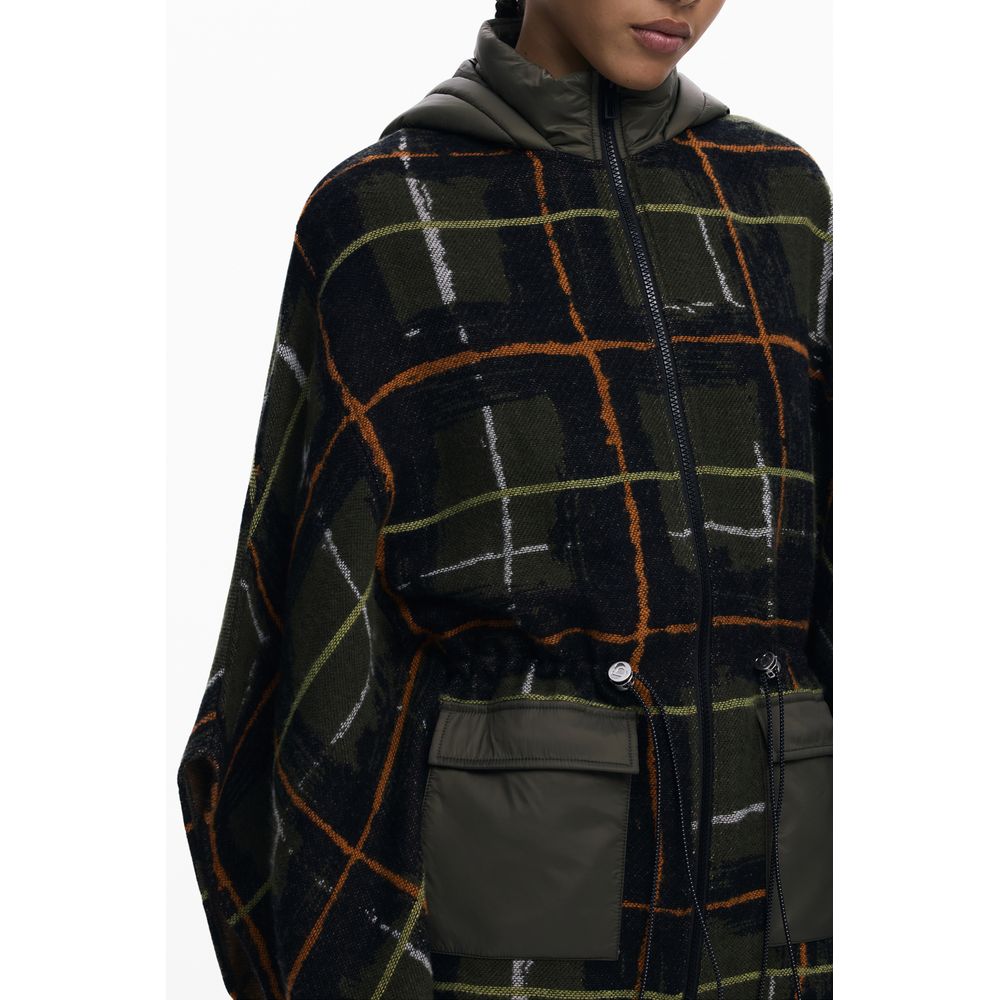 Desigual Grüner Polyester Frauen Poncho