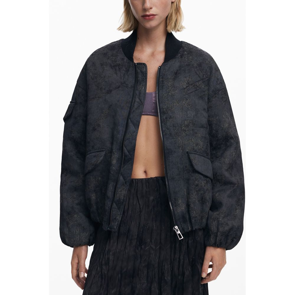 Desigual Schwarze Polyester Damen Jacke