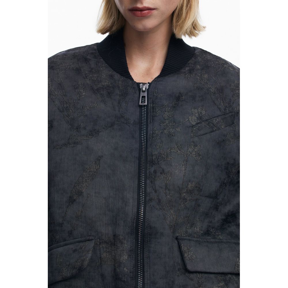 Desigual Schwarze Polyester Damen Jacke