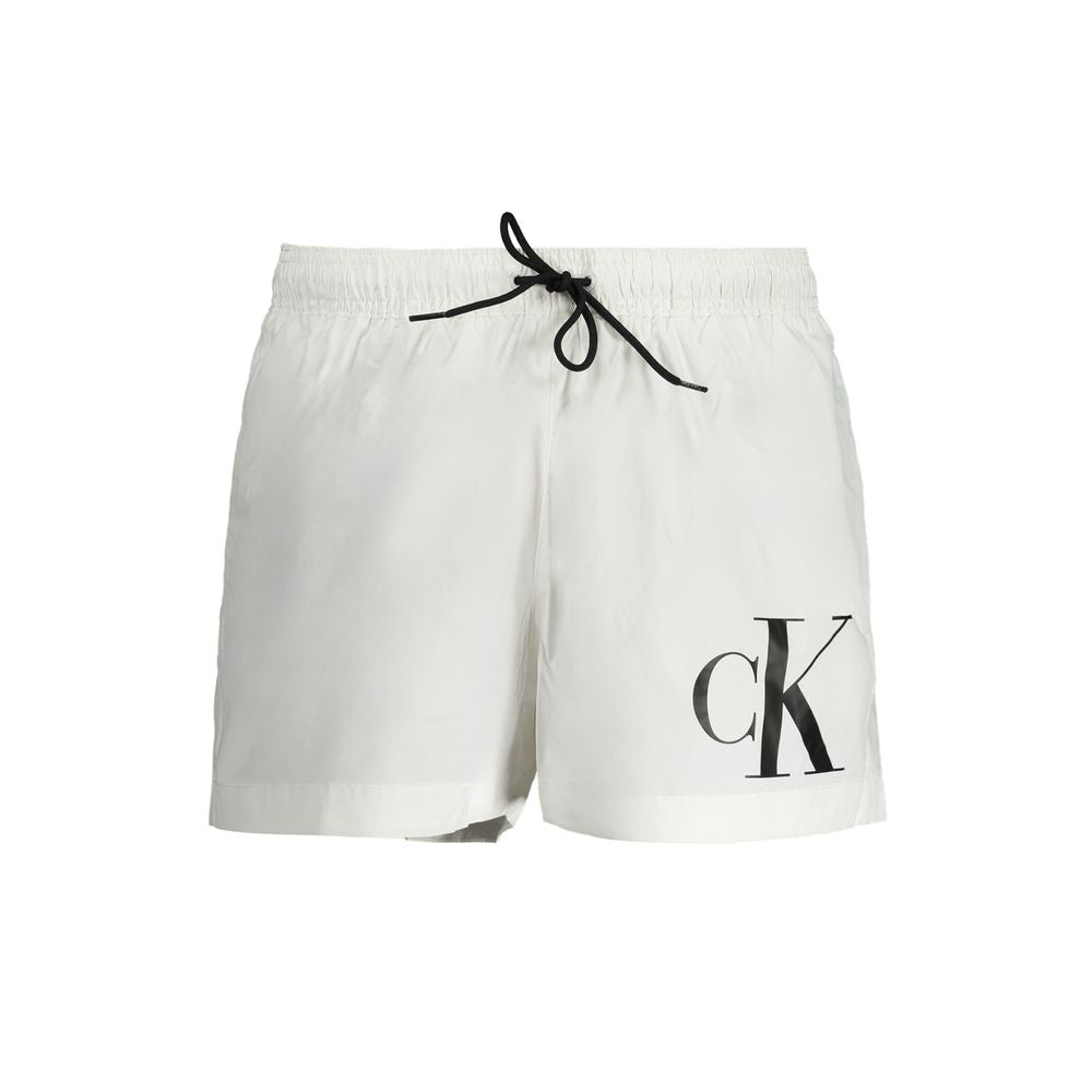 Calvin Klein Weiße Polyester-Badebekleidung