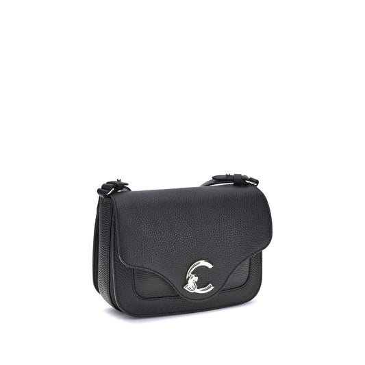 Coccinelle Black Calf Leather Bos Taurus Shoulder Bag