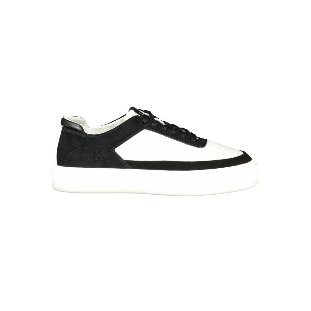 Calvin Klein Weißes Leder Herren Sneaker
