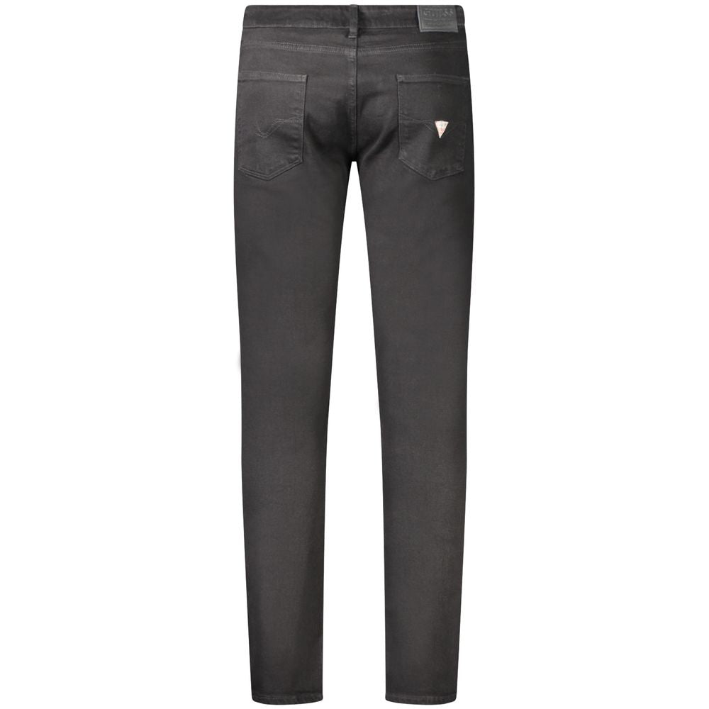 Guess Jeans Nero Cotton Mens Skinny Jean