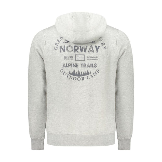 Norway 1963 Grauer Baumwollpullover für Männer