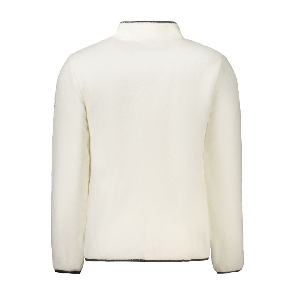 Norway 1963 Weißer Polyester-Pullover für Männer