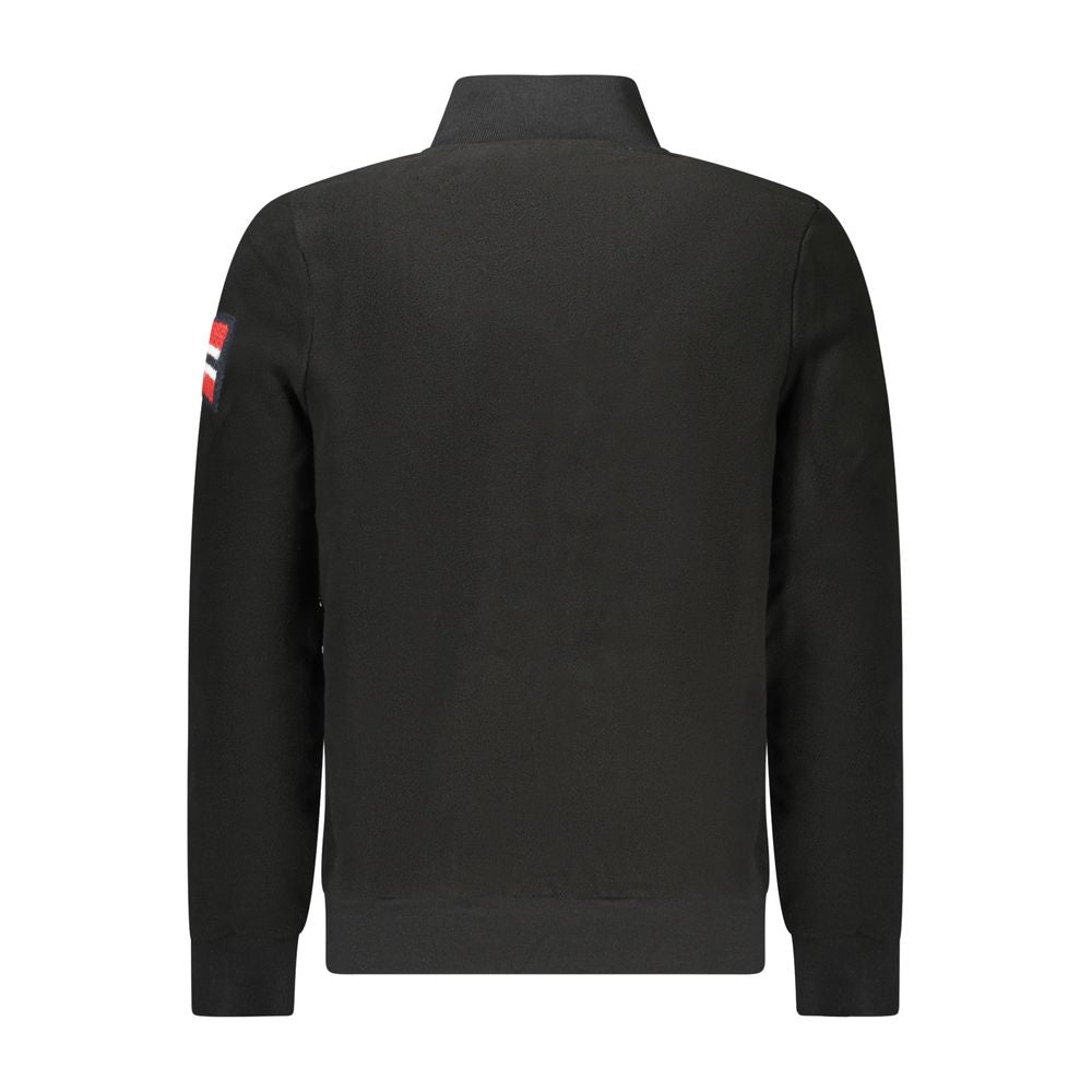 Norway 1963 Schwarzer Polyester Pullover für Männer