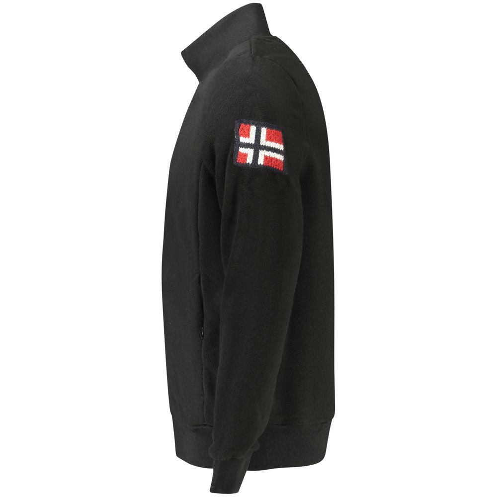 Norway 1963 Schwarzer Polyester Pullover für Männer