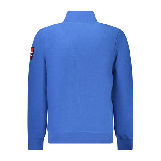 Norway 1963 Blauer Polyester-Pullover für Männer