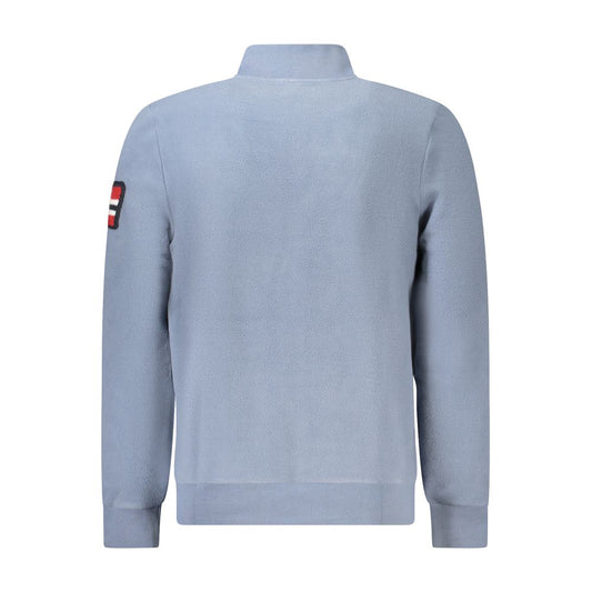 Norway 1963 Blauer Polyester-Pullover für Männer