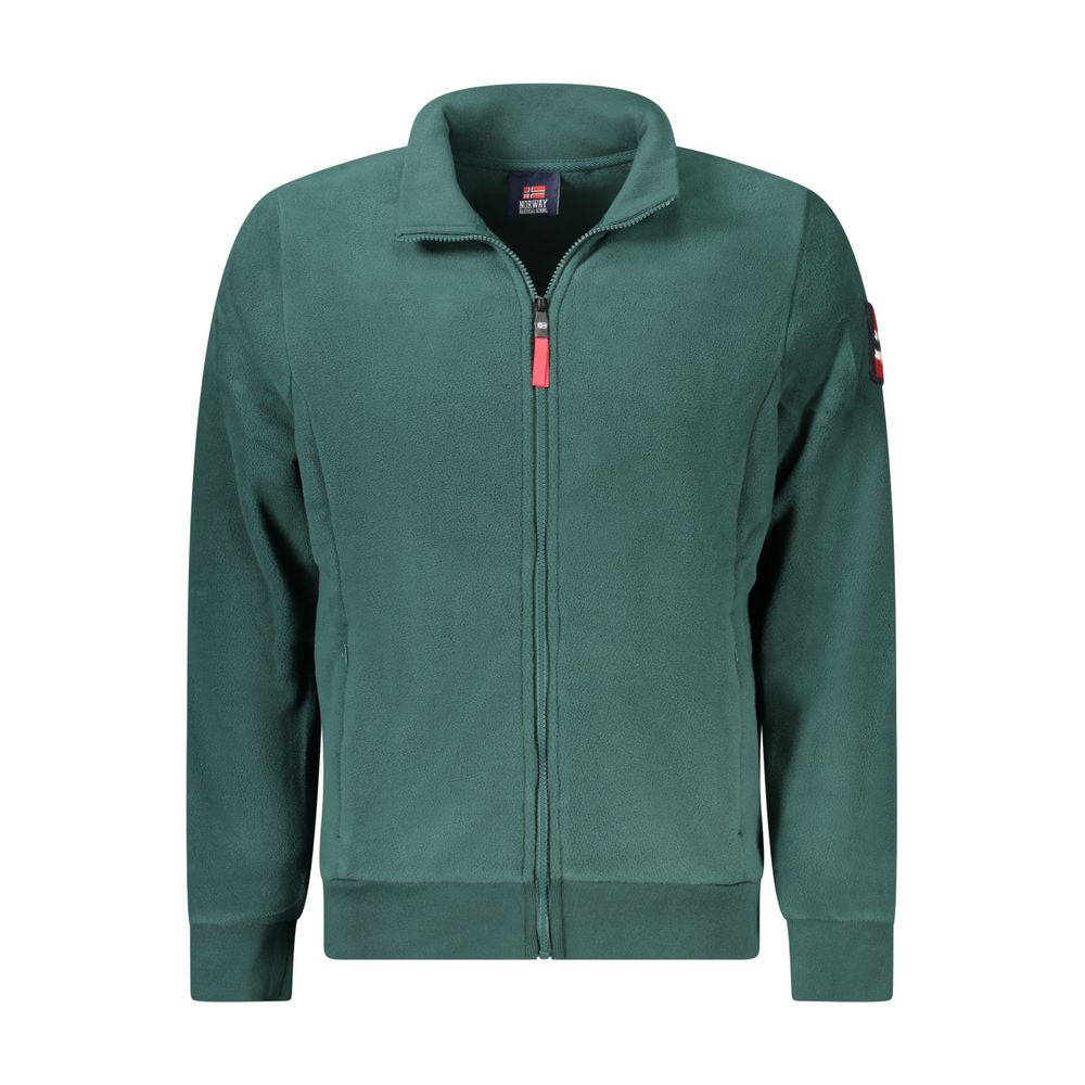 Norway 1963 Grüner Polyester-Pullover für Männer