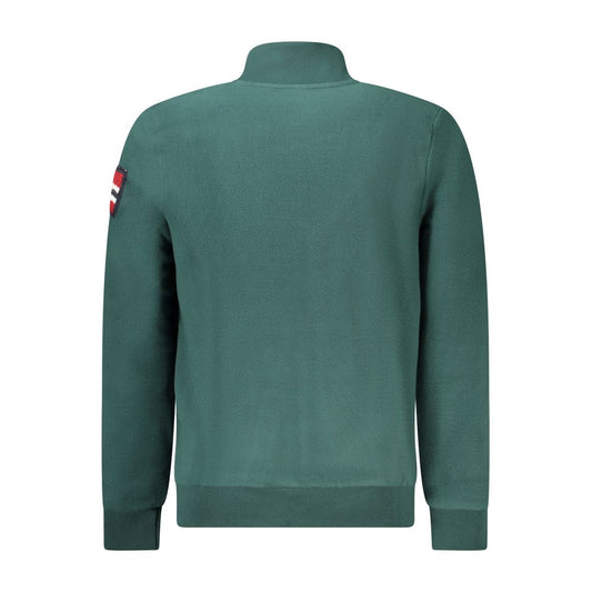 Norway 1963 Grüner Polyester-Pullover für Männer