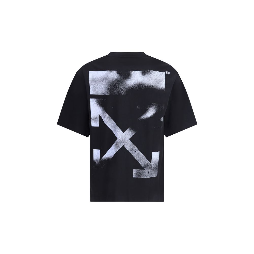 Off-White Schablone Pfeil Skate Logo T-Shirt
