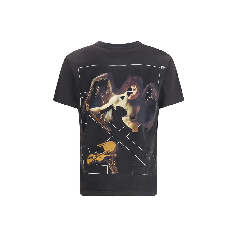 Off-White Schlankes Amor-Pfeil-T-Shirt