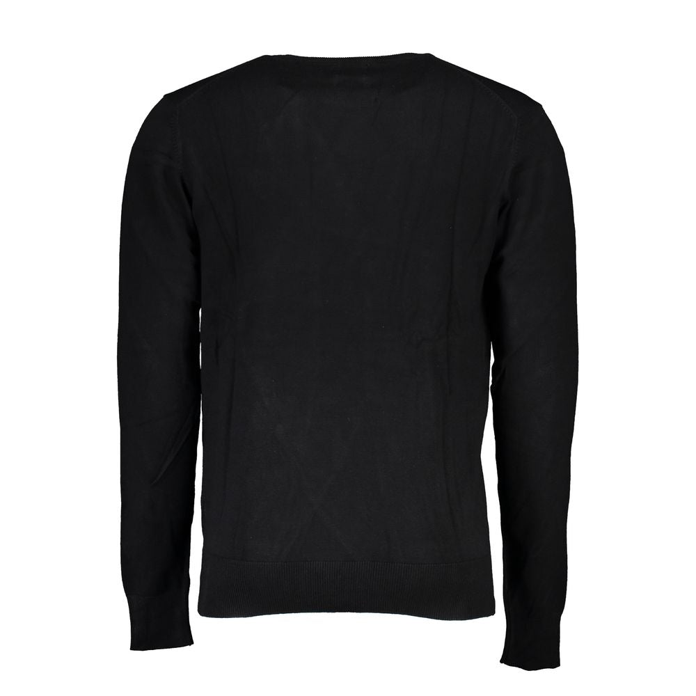 Gianmarco Venturi Black Viscose Sweatshirt