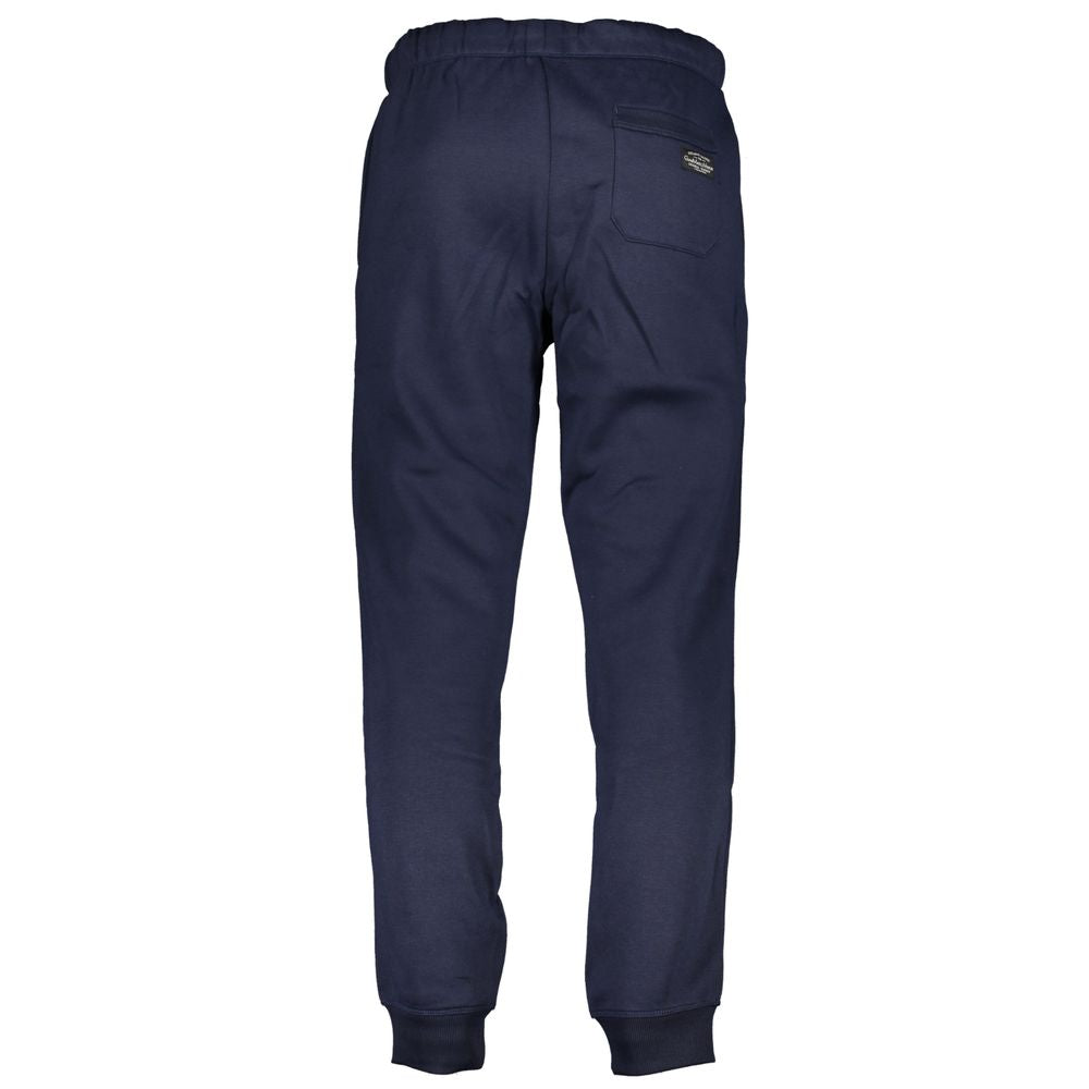 Gianmarco Venturi Blue Cotton Joggers (Workout Pants)