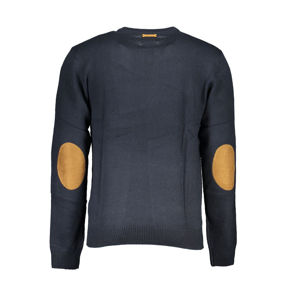 Gianmarco Venturi Blue Cotton Sweatshirt