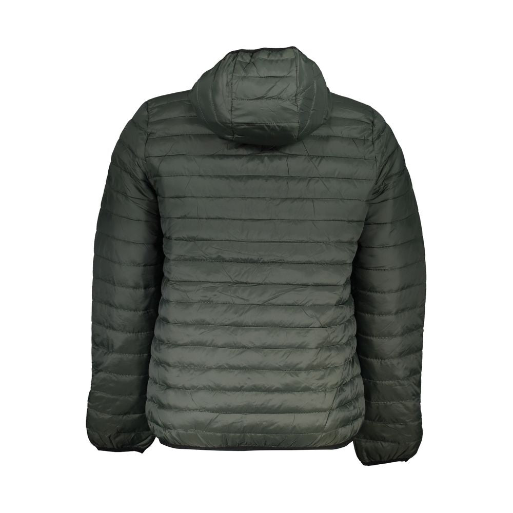 Gianmarco Venturi Green Polyamide Full-Length Jacket