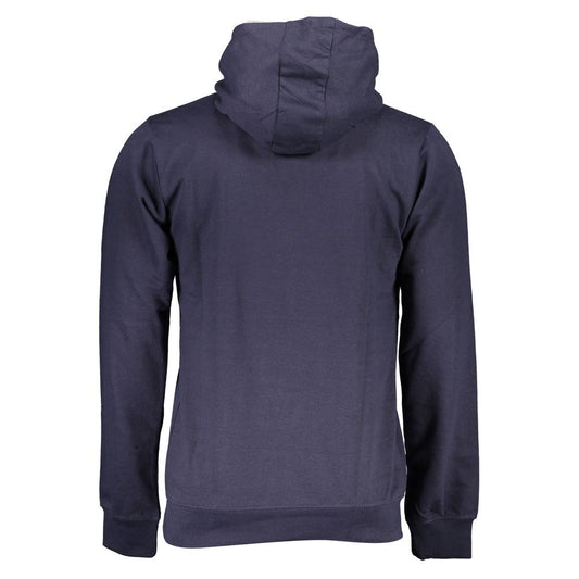 Gianmarco Venturi Blu Cotton Men Sweatshirt