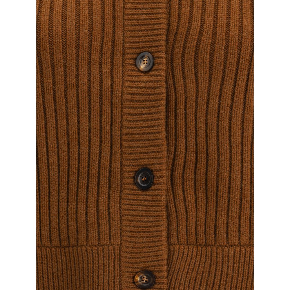Max Mara Beige Wool Cardigan