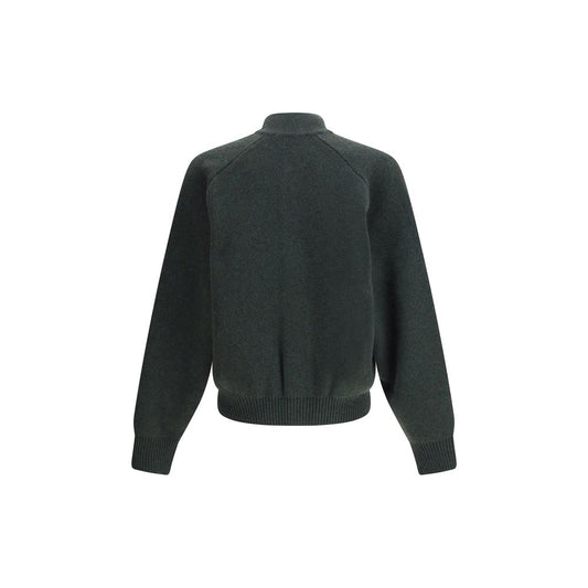Jacquemus Bicolor Fleece Wool Cardigan