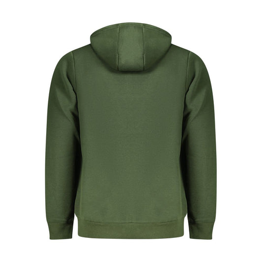Norway 1963 "Verde Cotton Men Sweatshirt with Hood and Central Pocket"