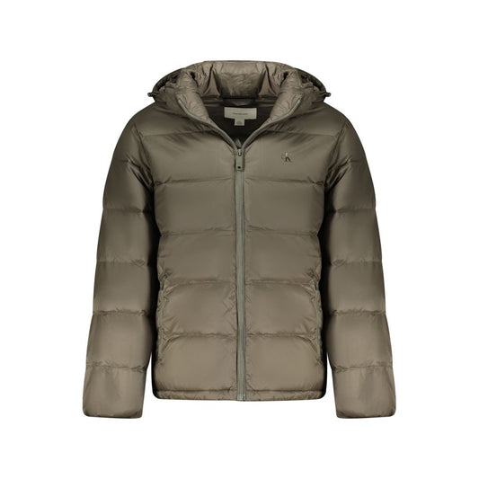 Calvin Klein Braune Polyamid-Jacken & Mantel