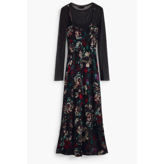 Desigual Black Polyester Women's Dress