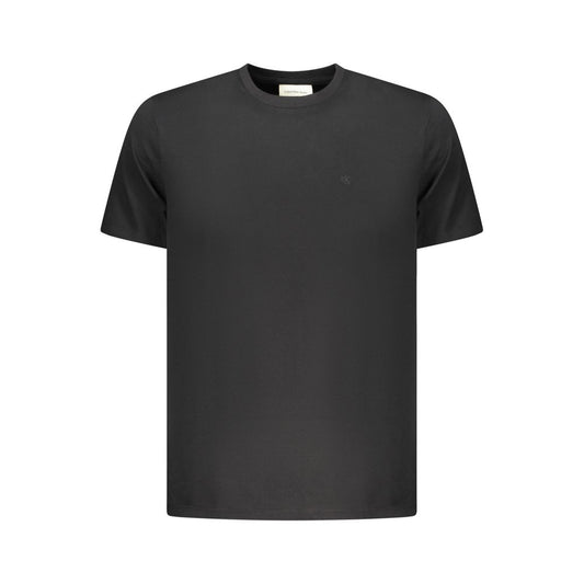 Calvin Klein Schwarzes Baumwoll-T-Shirt für Herren
