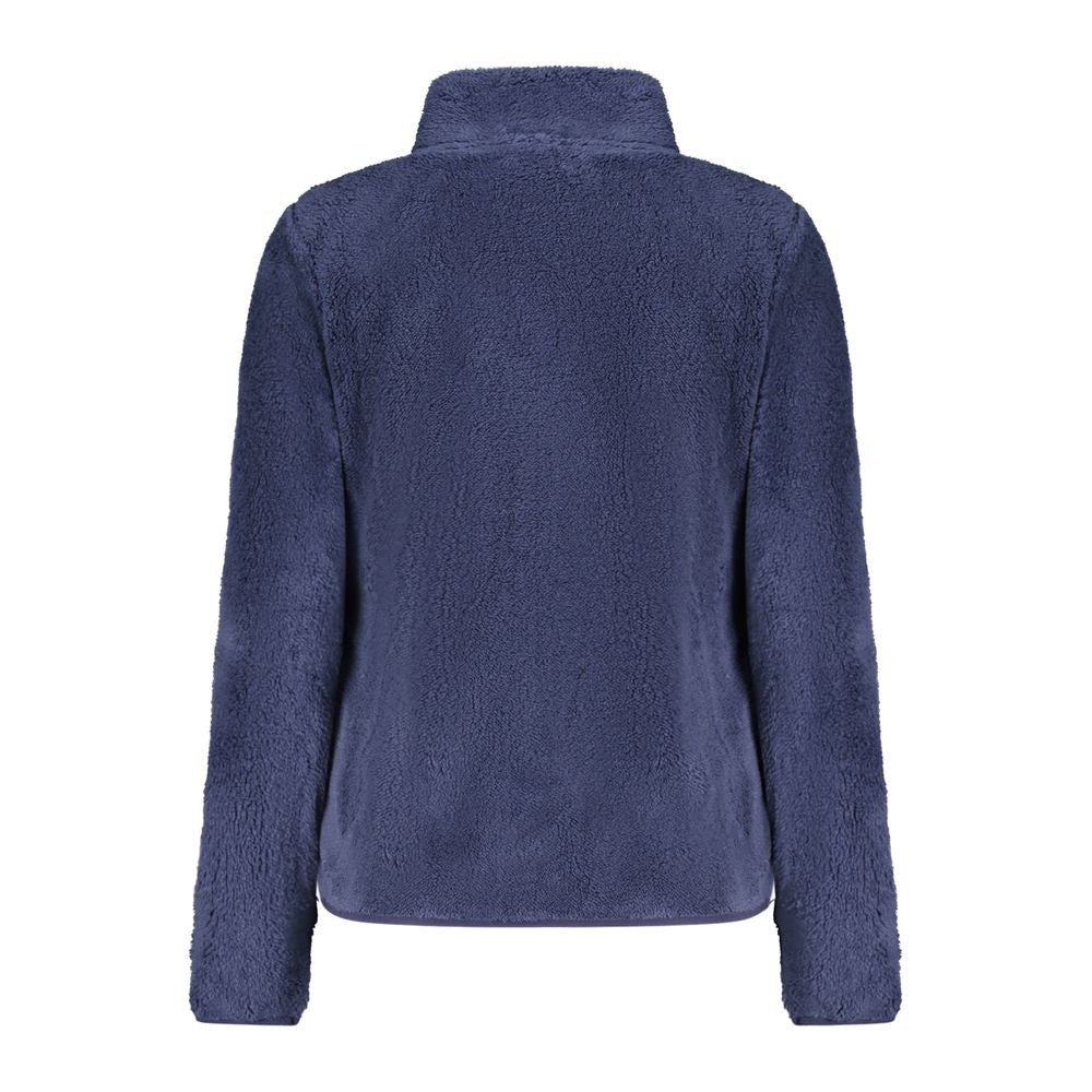 Norway 1963 Blauer Polyester-Pullover für Damen