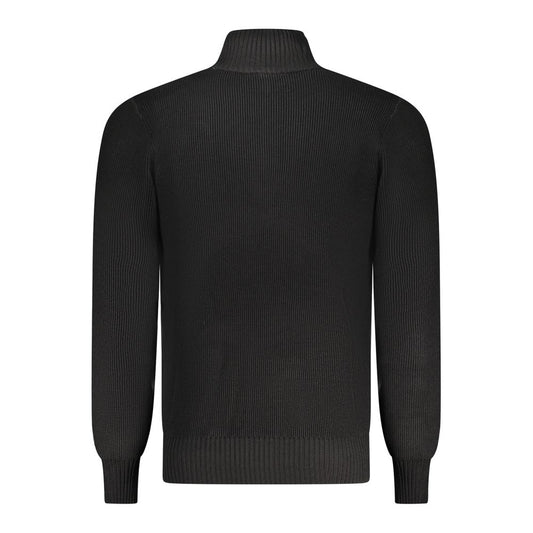 Rifle Black Viscosa Men Sweater