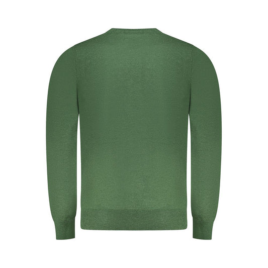 Rifle Green Wool Men Sweater