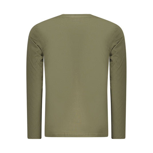 Rifle Green Cotton Men T-Shirt