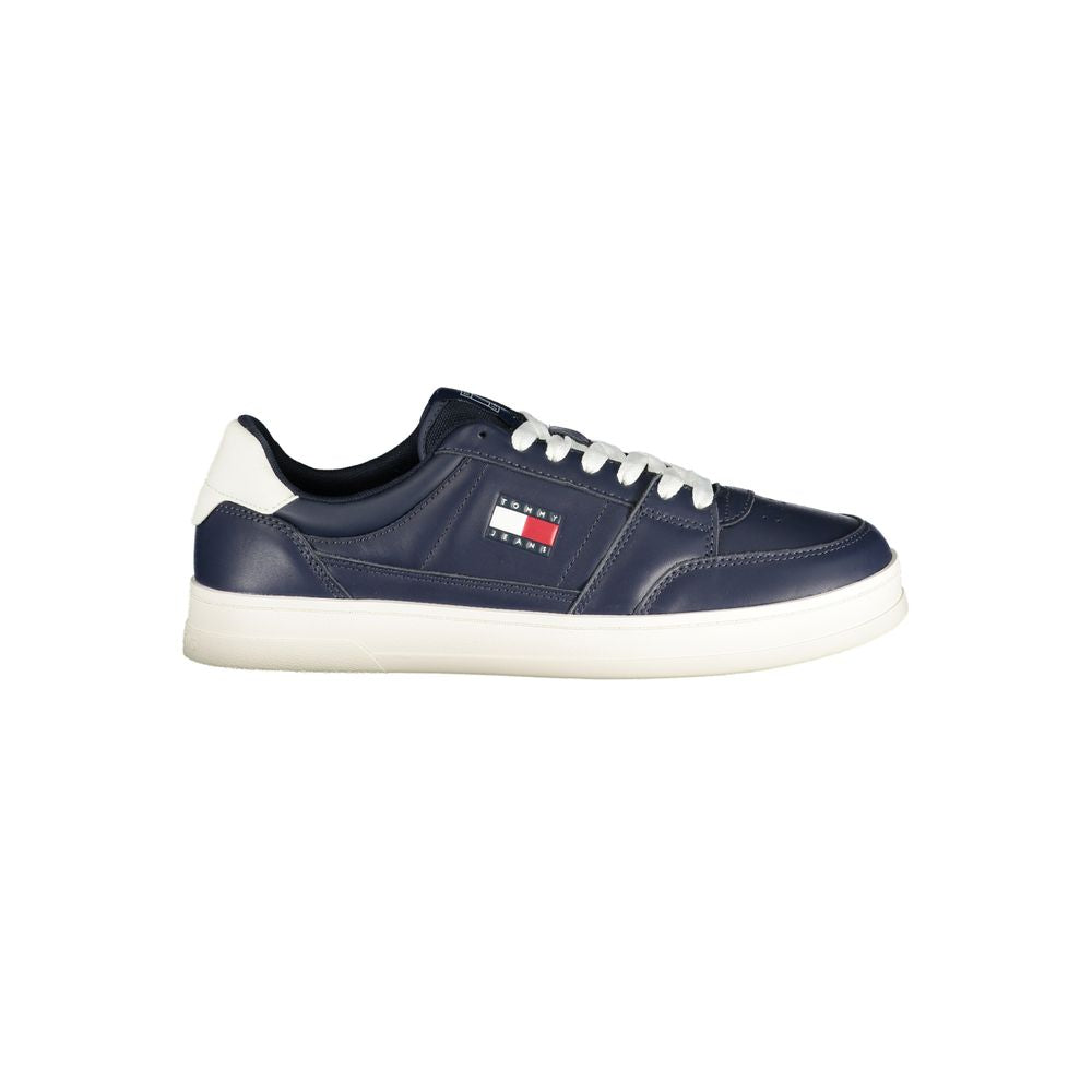 Tommy Hilfiger Blauer Herren-Sneaker aus Leder
