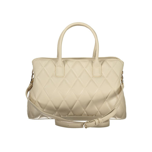 Mario Valentino Beige Polyurethane Women Handbag