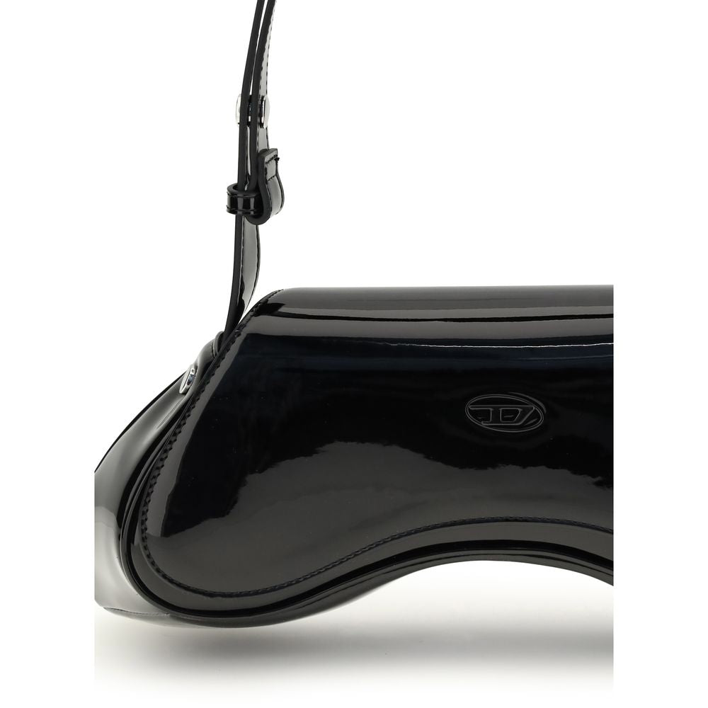 Diesel Schwarze Polyethylen-Umhängetasche
