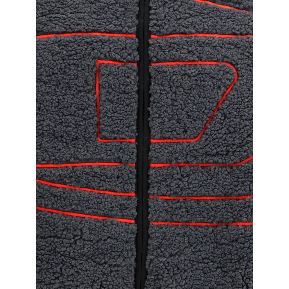 Diesel Schwarzer Polyester-Sweatshirt