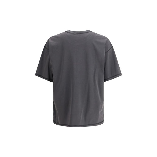 Diesel Baumwoll-T-Shirt in Schwarz
