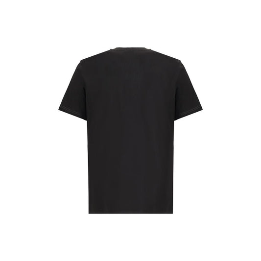 Diesel Schwarzes Baumwoll-T-Shirt