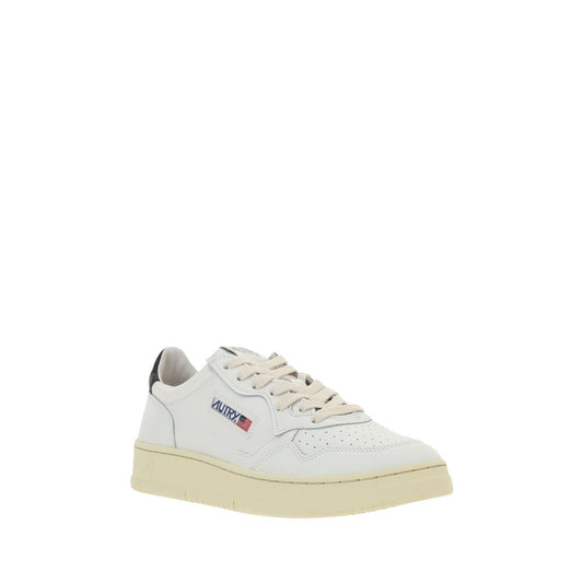 Autry White Calf Leather Bos Taurus Sneakers