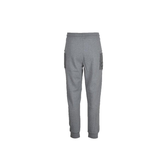 Bikkembergs Gray Cotton Joggers (Workout Pants)