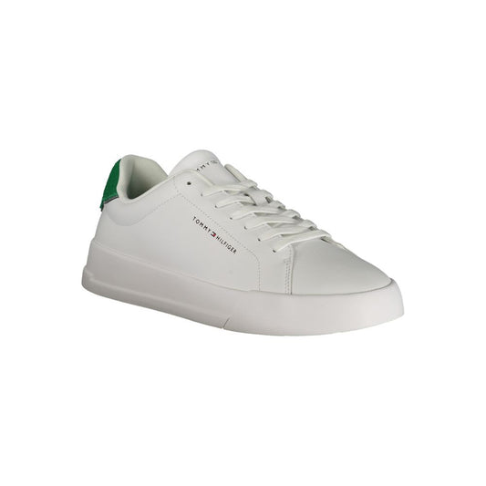 Tommy Hilfiger White Leather Men Sneaker