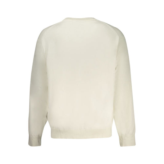 Calvin Klein White Cotton Men Sweater