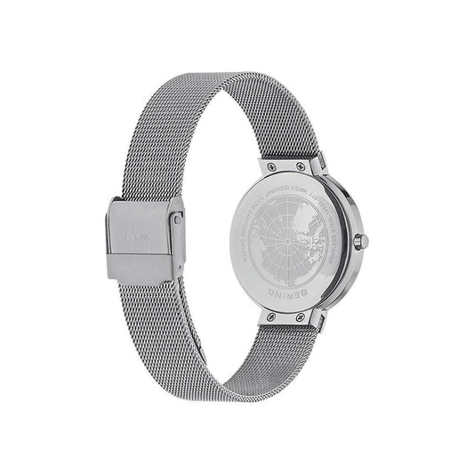 BERING Gray Stainless Steel Dress Watch