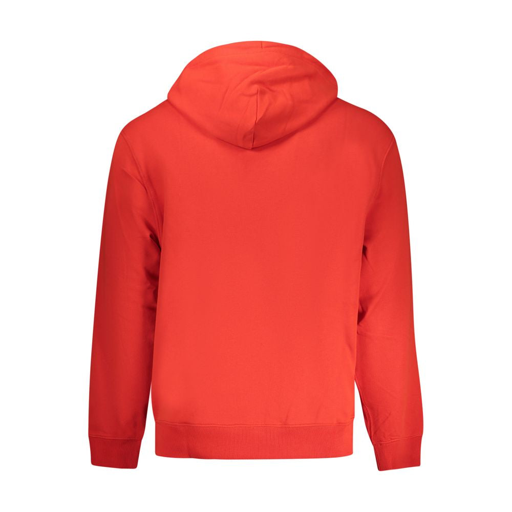 Calvin Klein Red Cotton Men Sweatshirt