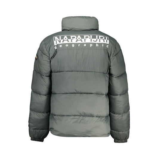 Napapijri Green Polyamide Shell Jacket