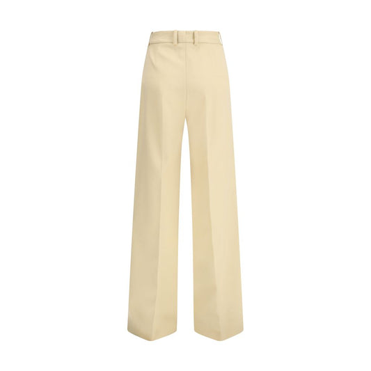 Ermanno Scervino Bicolor Fleece Wool Casual Pants
