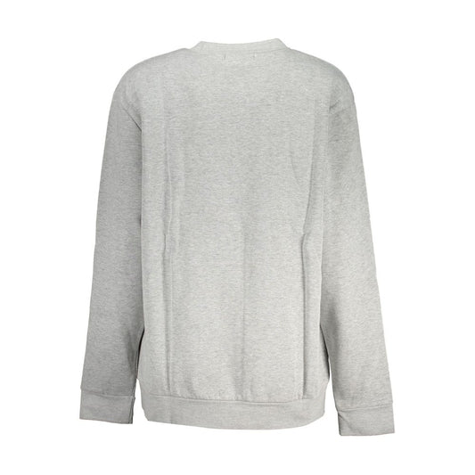 Cavalli Class Gray Cotton Sweatshirt