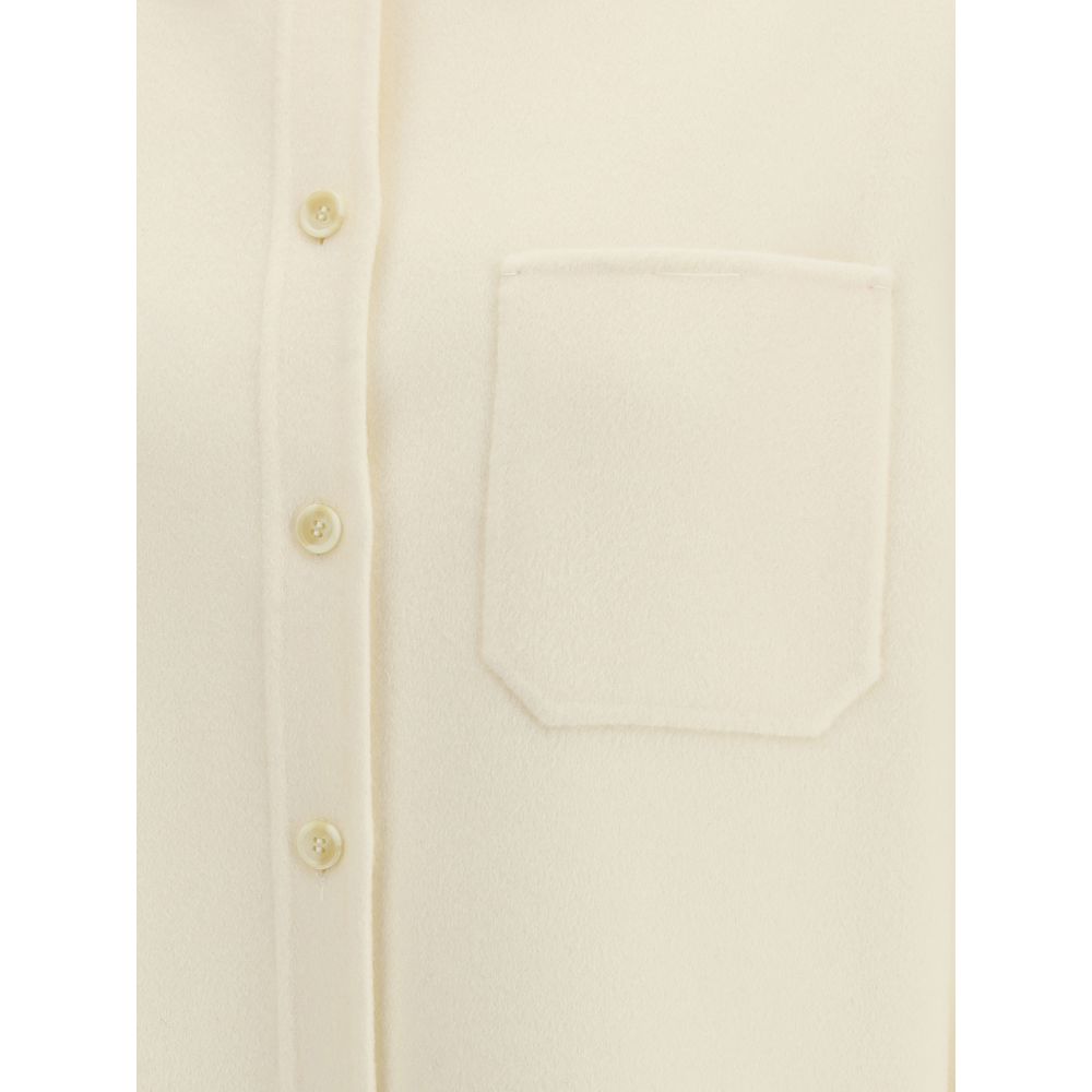 Max Mara Cream Wool Shirt
